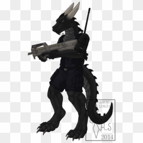 [com] Oarf With P90 - Illustration, HD Png Download - p90 png