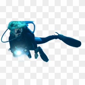A Guy With Snowboard - Freediving, HD Png Download - scuba png