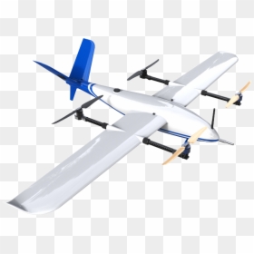 New Tilting Vtol Drone 180mins Endurance 180km Range - Unmanned Aerial Vehicle, HD Png Download - military drone png