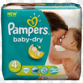 Pampers Baby Dry 4, HD Png Download - pampers png