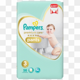 Pampers Premium Care Pants Diapers, Size 3, Midi, 6-11 - Pampers Premium Care Medium Size, HD Png Download - pampers png