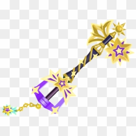 Fully Upgraded Starlight Keyblade, HD Png Download - kingdom key png