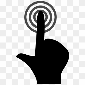 Touch Clipart Png, Transparent Png - tap icon png