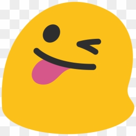 Face With Stuck Out Tongue And Winking Eye Emoji, HD Png Download - tongue png