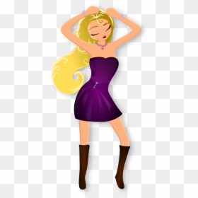 Lady Dancing Cartoon, HD Png Download - princess png