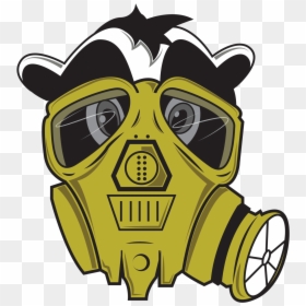 Skunk With Gas Mask, HD Png Download - gas mask png