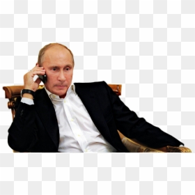 Vladimir Putin On Phone, HD Png Download - putin png