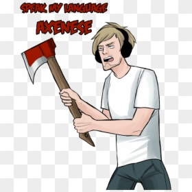 Cry Of Fear Png, Transparent Png - pewdiepie png