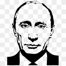 Black And White Putin, HD Png Download - putin png