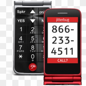 Jitterbug Flip Phone, HD Png Download - cellphone png