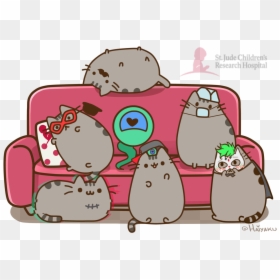 Cartoon, HD Png Download - pusheen png