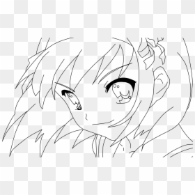 Haruhi Suzumiya Coloring Pages, HD Png Download - anime face png