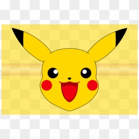 Pikachu Face Cut Out, HD Png Download - anime face png