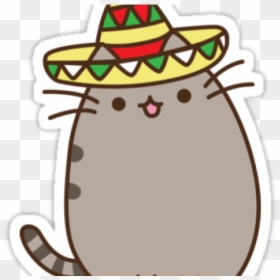 Pusheen Cat Sombrero, HD Png Download - pusheen png