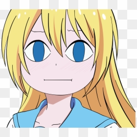 Anime Girl Poker Face, HD Png Download - anime face png