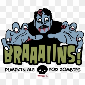 Spring House Braaiiins - Braaaiins! - Spring House Brewing Company, HD Png Download - zombies png