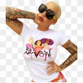 Celebrities In Voting Shirts, HD Png Download - vote png