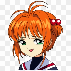 Sakura Card Captor Smug, HD Png Download - anime face png