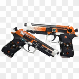 Dual Berettas Trigger Happy, HD Png Download - omegalul png