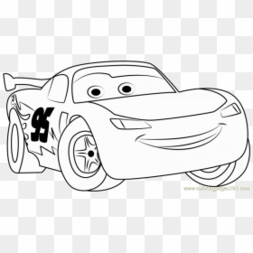 Mcqueen Cars Coloring Pages, HD Png Download - lightning mcqueen png