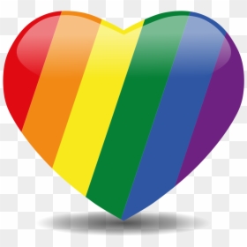 Rainbow Heart, HD Png Download - heart vector png