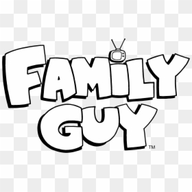 Family Guy Logo Black And White, HD Png Download - peter griffin png