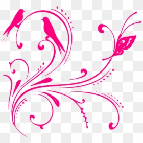 Vector Floral Pink Png, Transparent Png - pink png