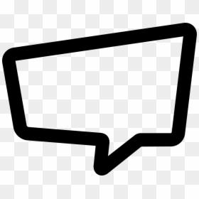 Speech Bubble Flat Icon, HD Png Download - chat bubble png