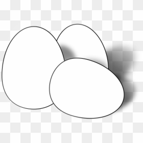 Egg Black And White, HD Png Download - eggs png
