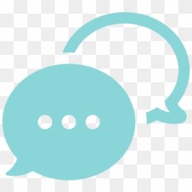 Blue Green Speech Bubbles, HD Png Download - chat bubble png