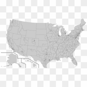 2016 Election Results By District, HD Png Download - us map png