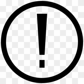 Exclamation Mark Icon Free, HD Png Download - warning png