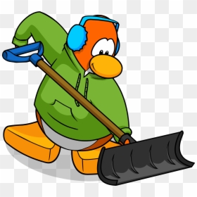 Club Penguin Snow Shovel, HD Png Download - shovel png