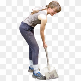 Cut Out People Working, HD Png Download - shovel png