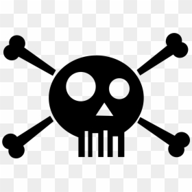 Death Clipart, HD Png Download - skull and crossbones png