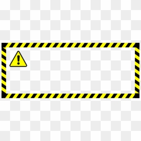 Warning Borders Clip Art, HD Png Download - warning png
