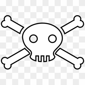 Death Clipart, HD Png Download - skull and crossbones png