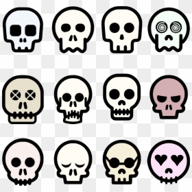 Skull Clipart, HD Png Download - skull and crossbones png