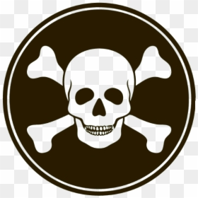 Skull Jolly Roger, HD Png Download - skull and crossbones png
