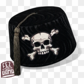 D20 Fez, HD Png Download - skull and crossbones png