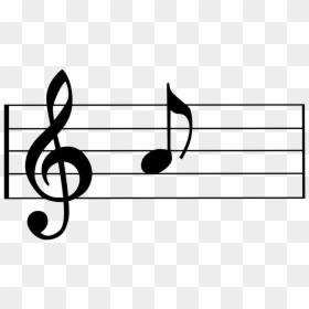 Music Staff, HD Png Download - treble clef png