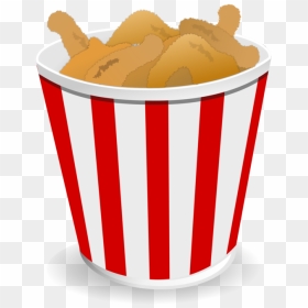 Bucket Of Chicken Clip Art, HD Png Download - fried chicken png