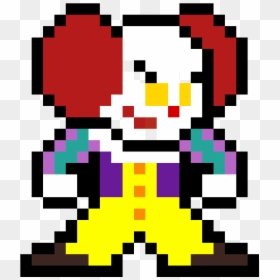 Killer Clown Pixel Art, HD Png Download - pennywise png