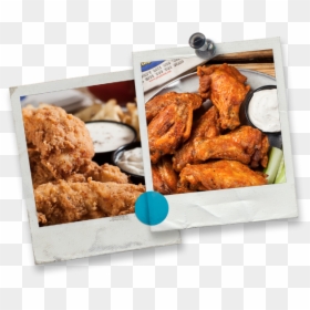 Pluckers Big Wings, HD Png Download - fried chicken png