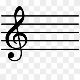 Musical Notes G Clef, HD Png Download - treble clef png
