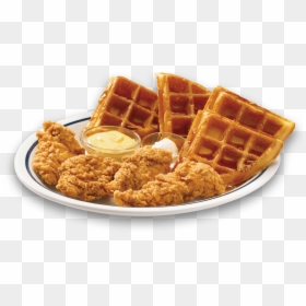 Chicken And Waffle Png, Transparent Png - fried chicken png