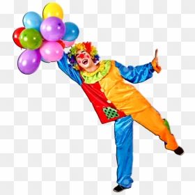 Clown With Balloon Png, Transparent Png - clown png