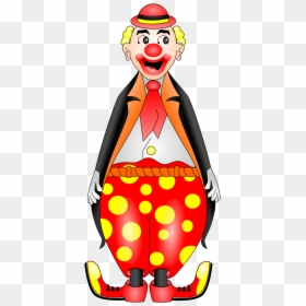 Vintage Circus Clown Clipart, HD Png Download - clown png