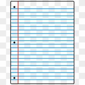 Cartoon Sheet Of Paper, HD Png Download - notebook paper png