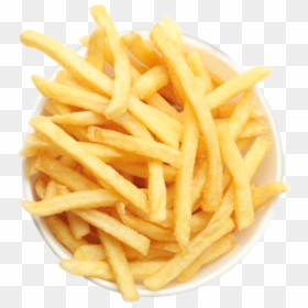 French Fries Top View, HD Png Download - fries png